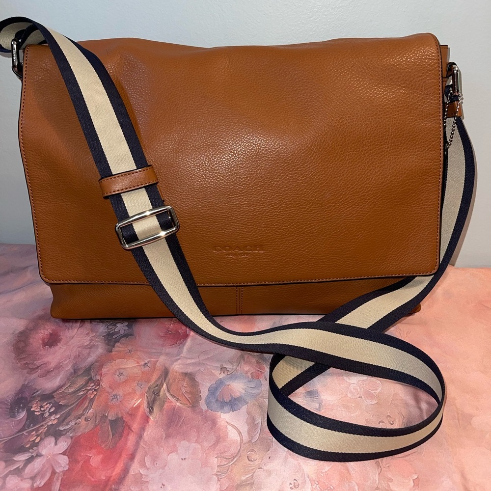 Coach Tan Leather Crossbody Bag